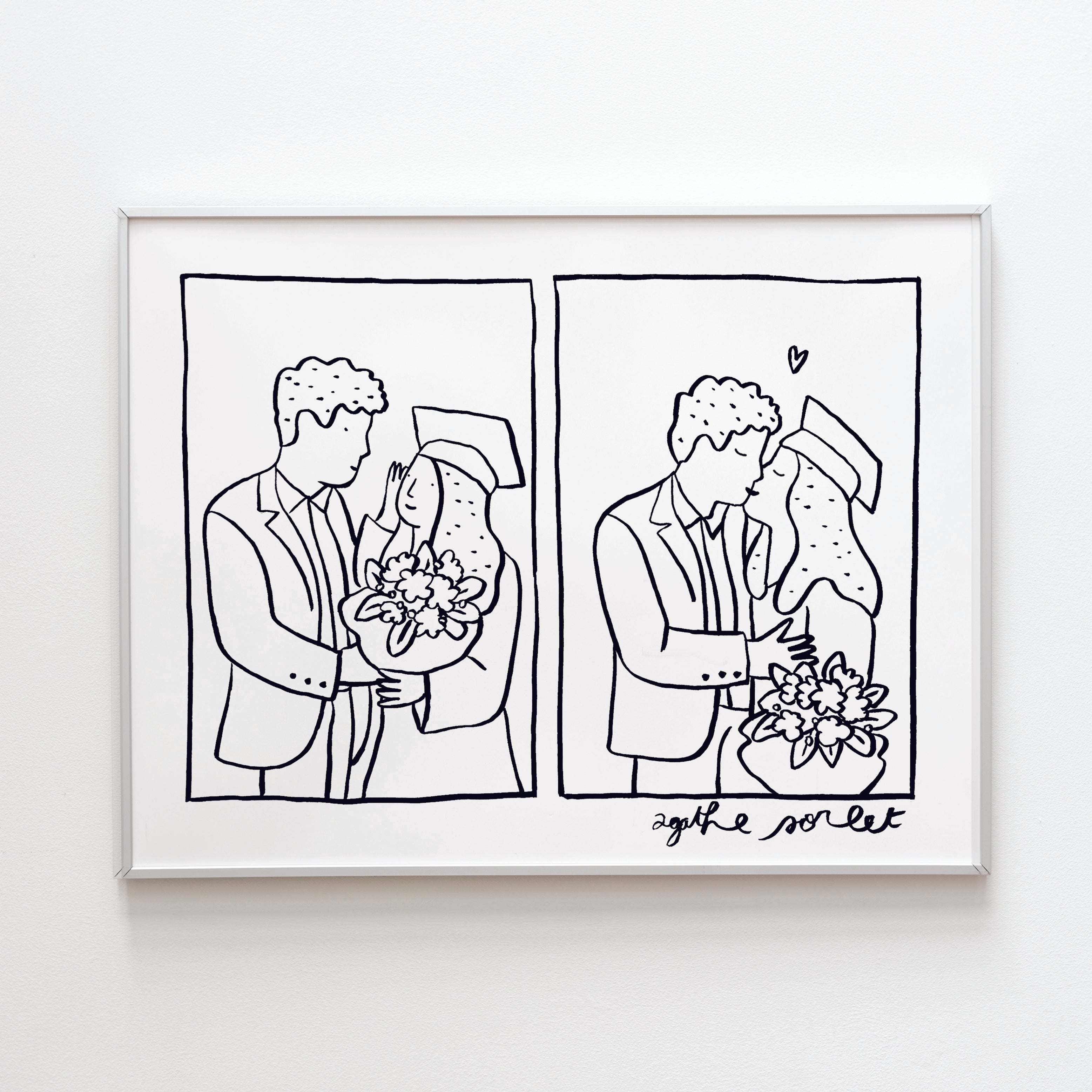 Drawing You - Original ( Sent to you signed, on fine art paper, by post)
