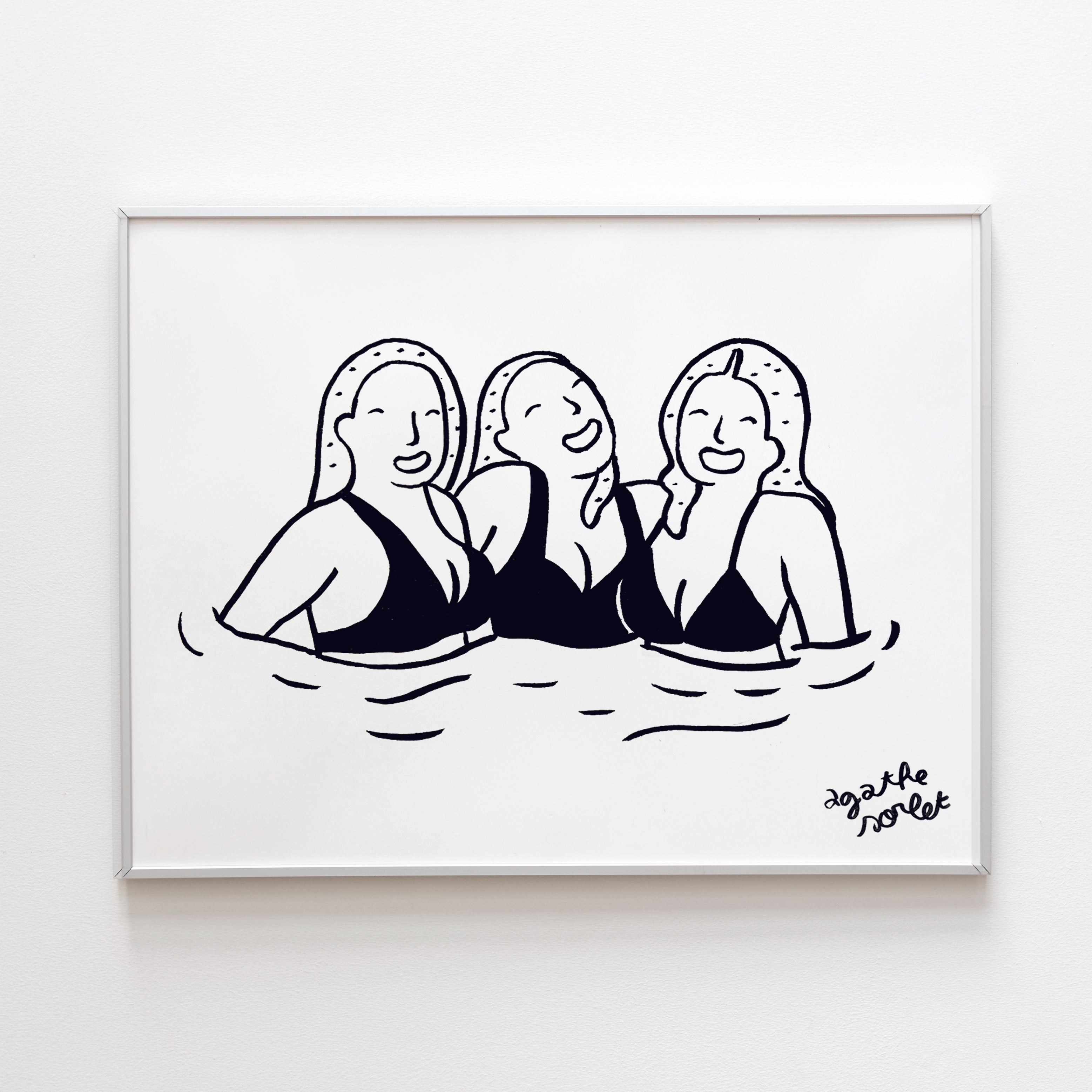 Drawing You - Original ( Sent to you signed, on fine art paper, by post)