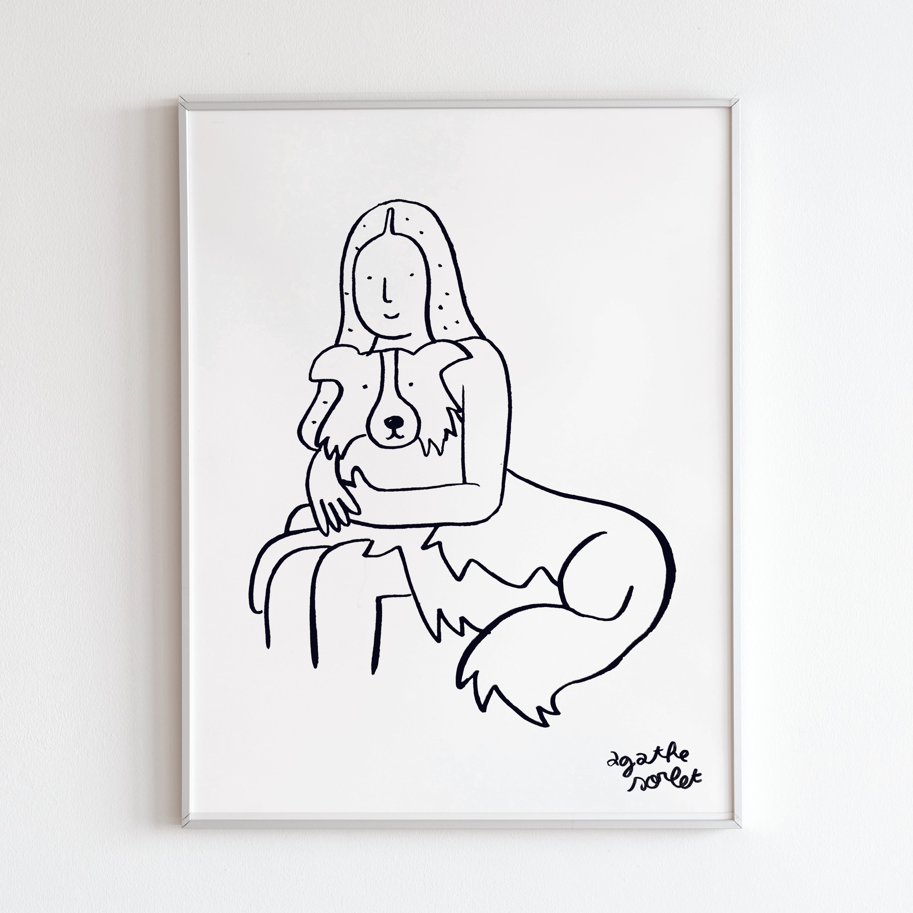 Drawing You - Original ( Sent to you signed, on fine art paper, by post)