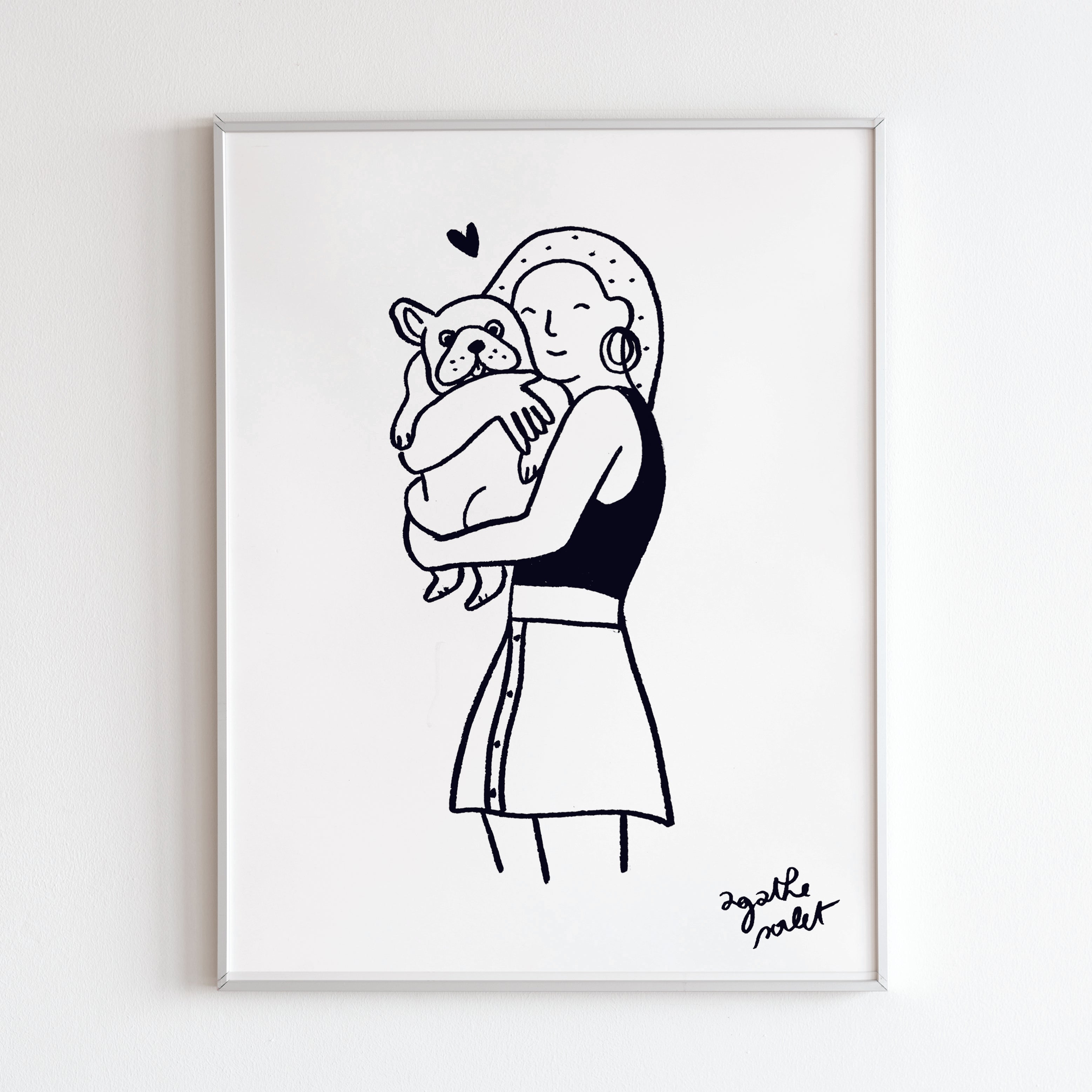 Drawing You - Original ( Sent to you signed, on fine art paper, by post)