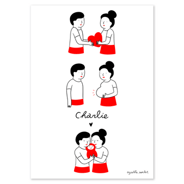 Welcome Baby - Poster Personnalisé