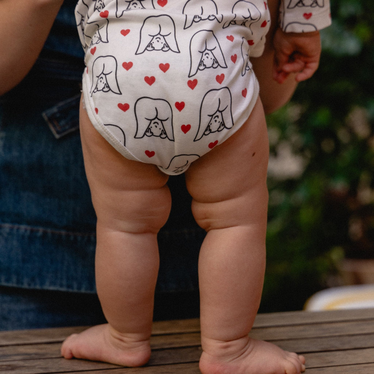 Vue de dos du body bébé imprimé Agathe Sorlet