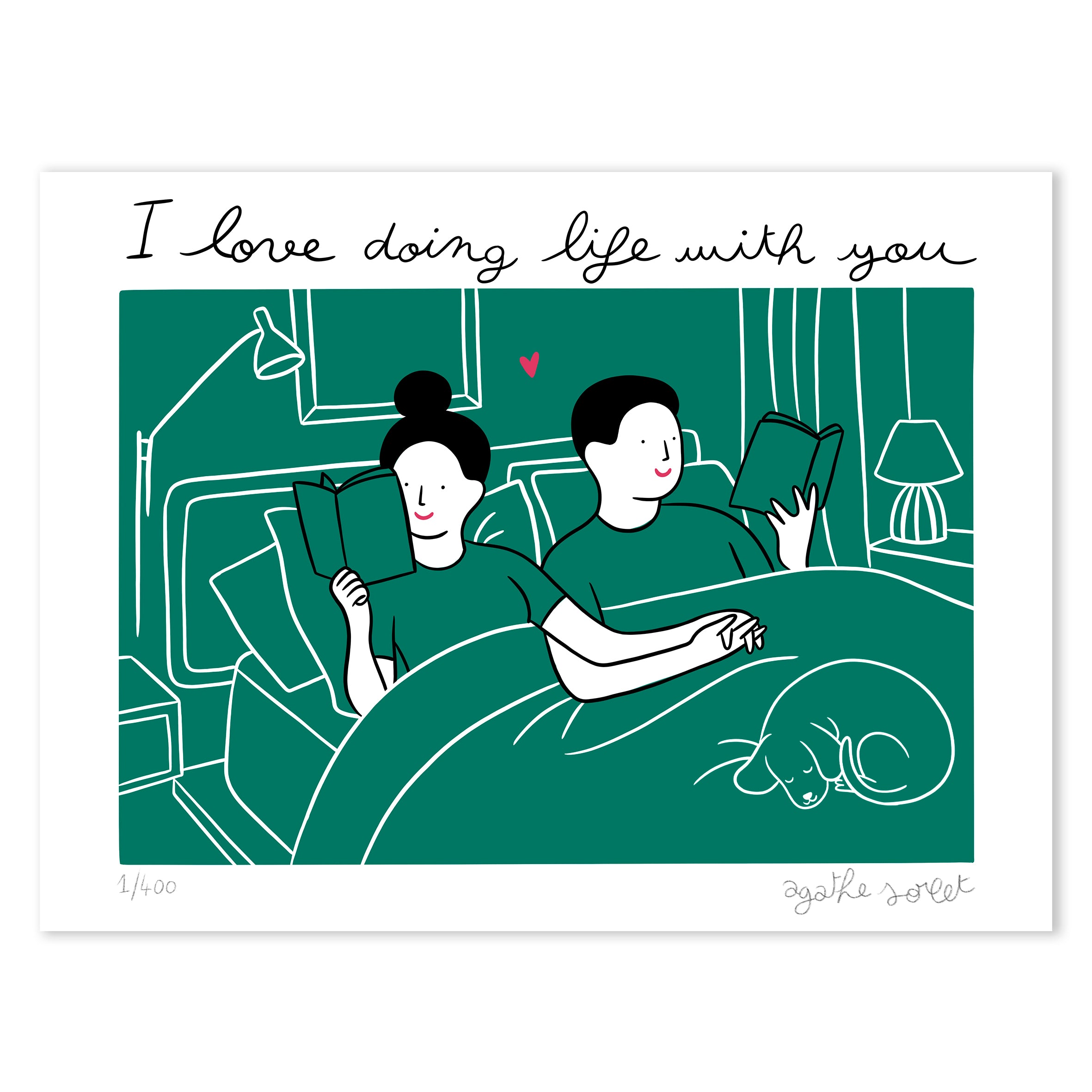 Poster - Agathe Sorlet - I love Doing Life With You
