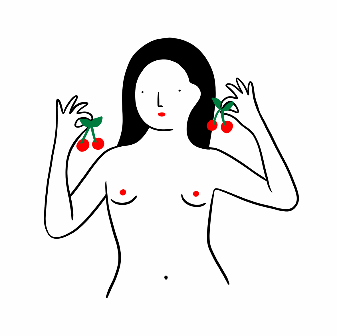 Tote bag - Agathe Sorlet - CHERRIES TOTE BAG