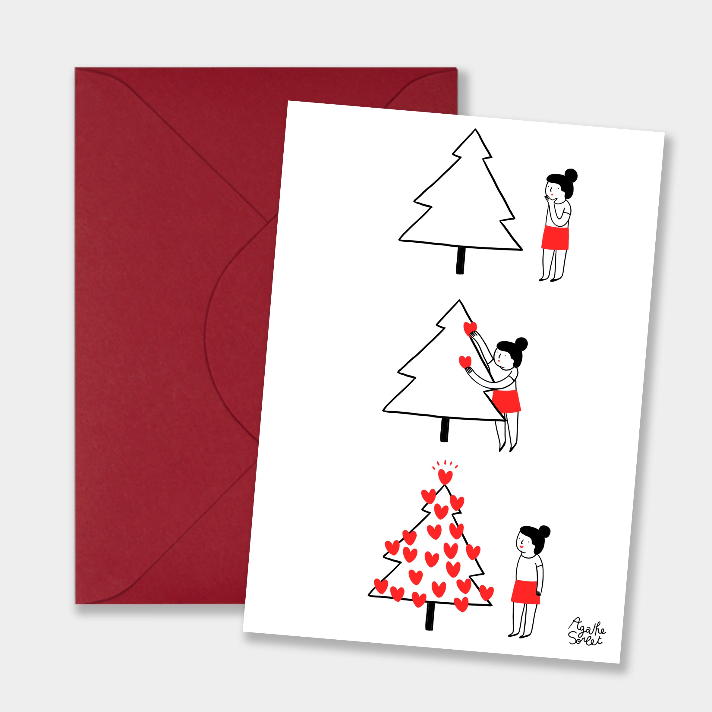 Carte de vœux de Noël 3 (A5)