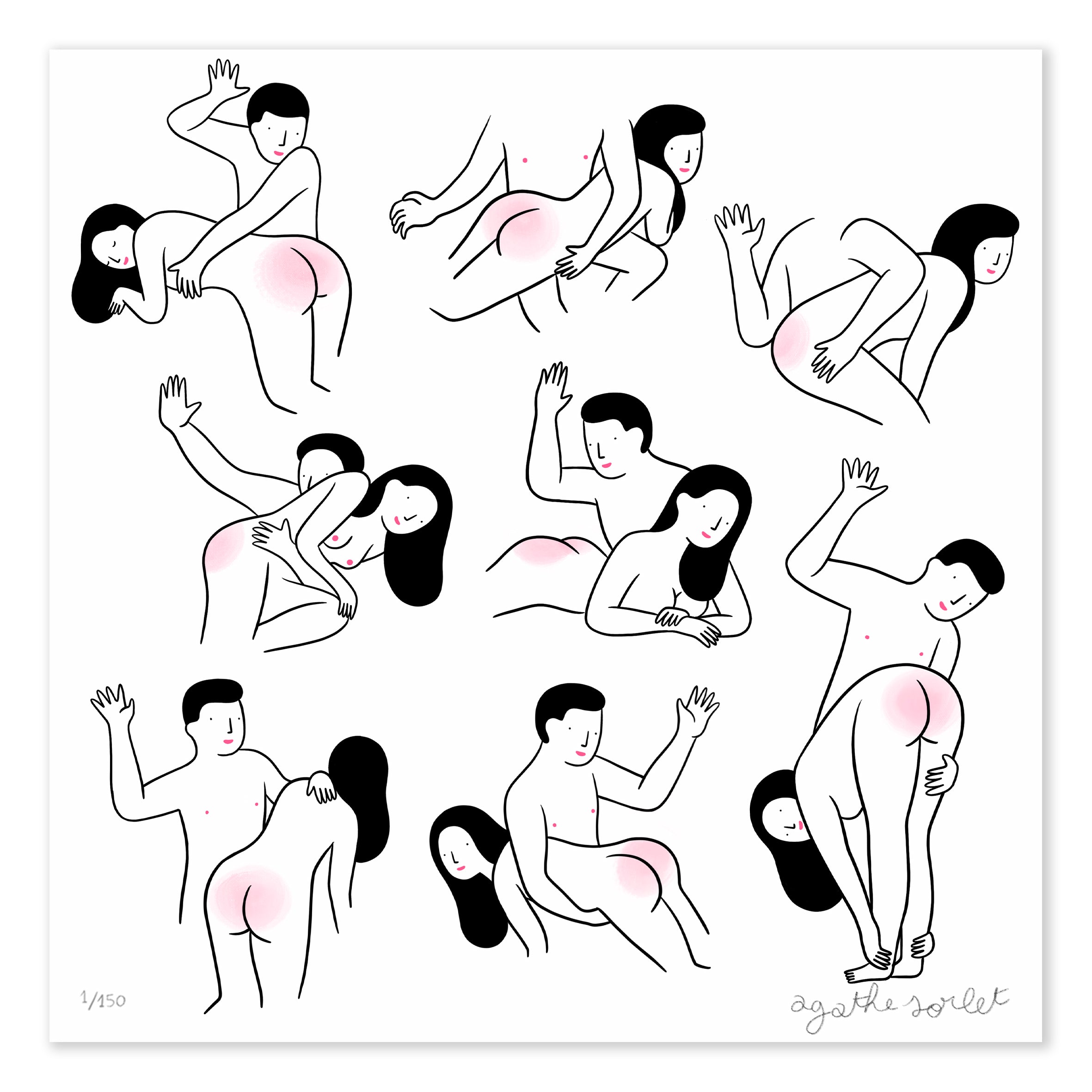 Poster - Agathe Sorlet - Pink Cheeks