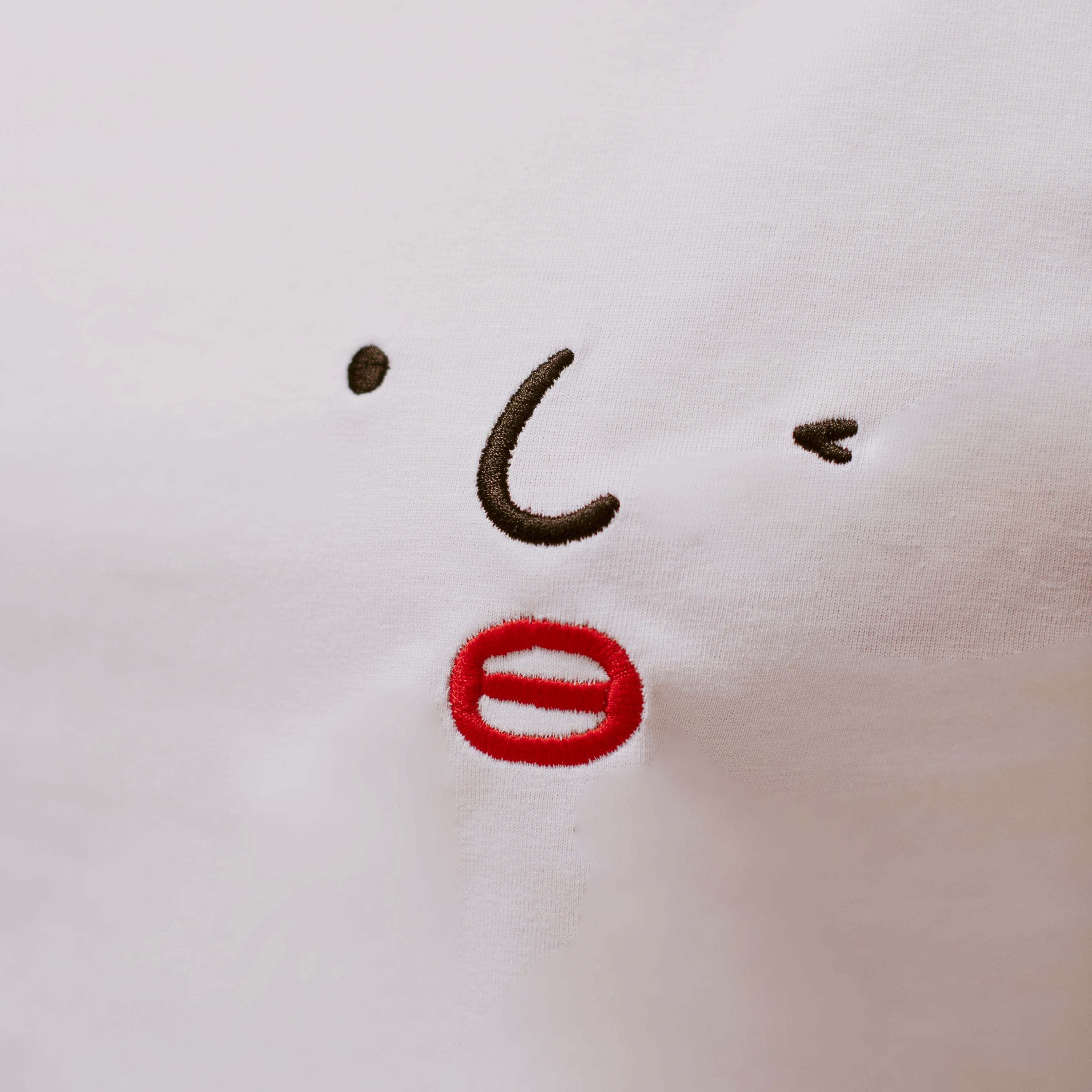 T-shirt - Agathe Sorlet - Embroidered Wink T-shirt