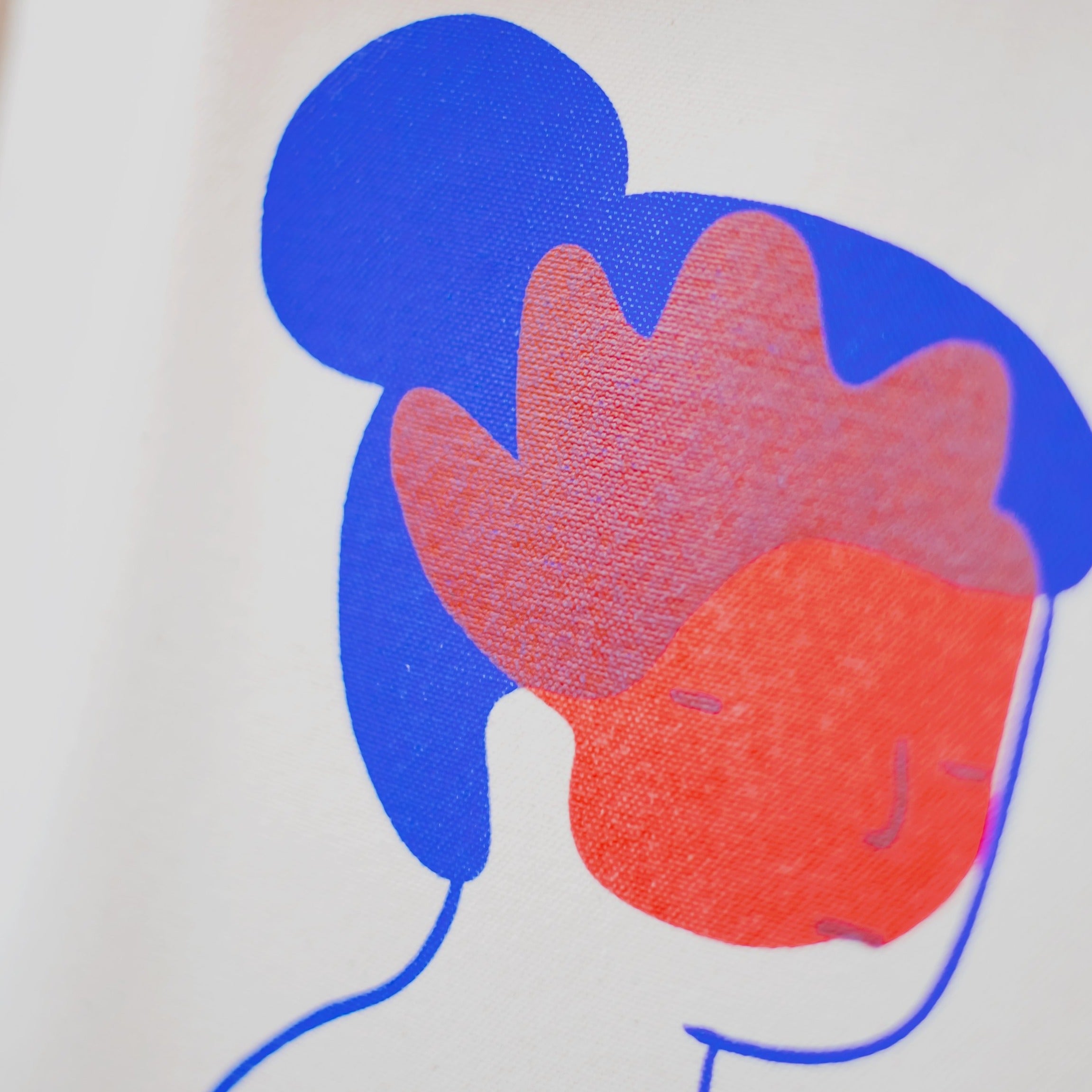 Tote bag - Agathe Sorlet - TOTE BAG LOVE BUBBLE (two - sided)