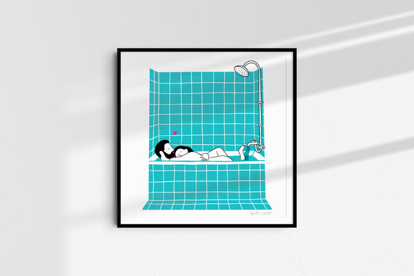 Poster - Agathe Sorlet - Blue Week - end