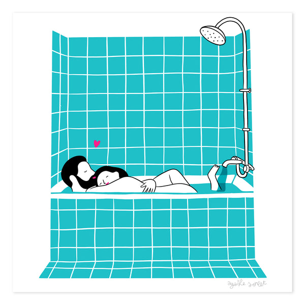 Poster - Agathe Sorlet - Blue Week - end