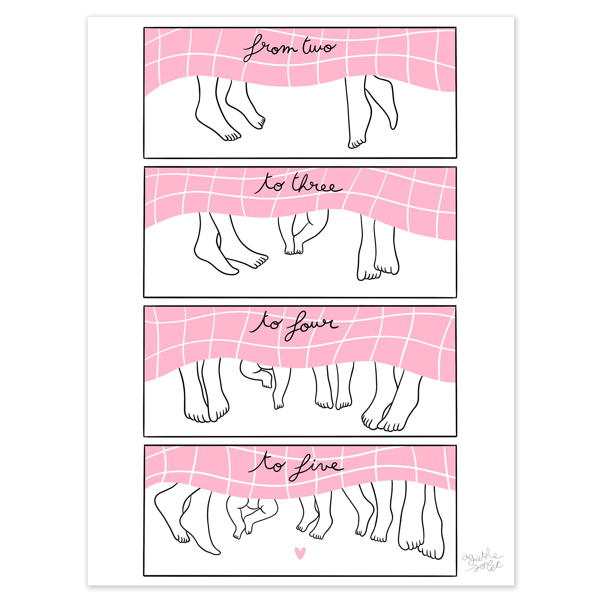 From Two to three to four to five