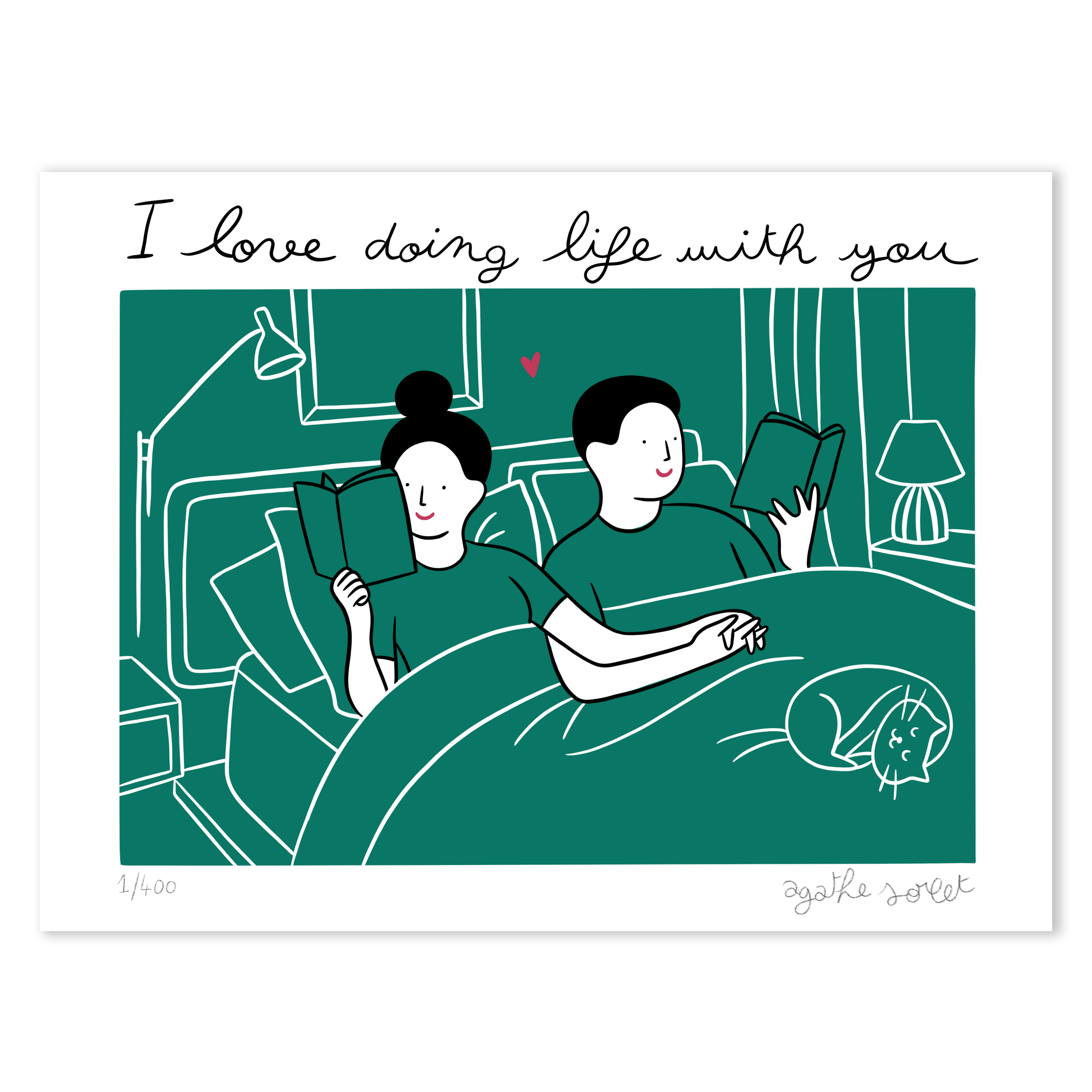 Poster - Agathe Sorlet - I love Doing Life With You