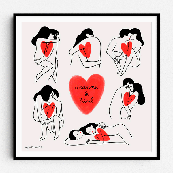 Custom poster - Agathe Sorlet - My Love - Personalized Poster