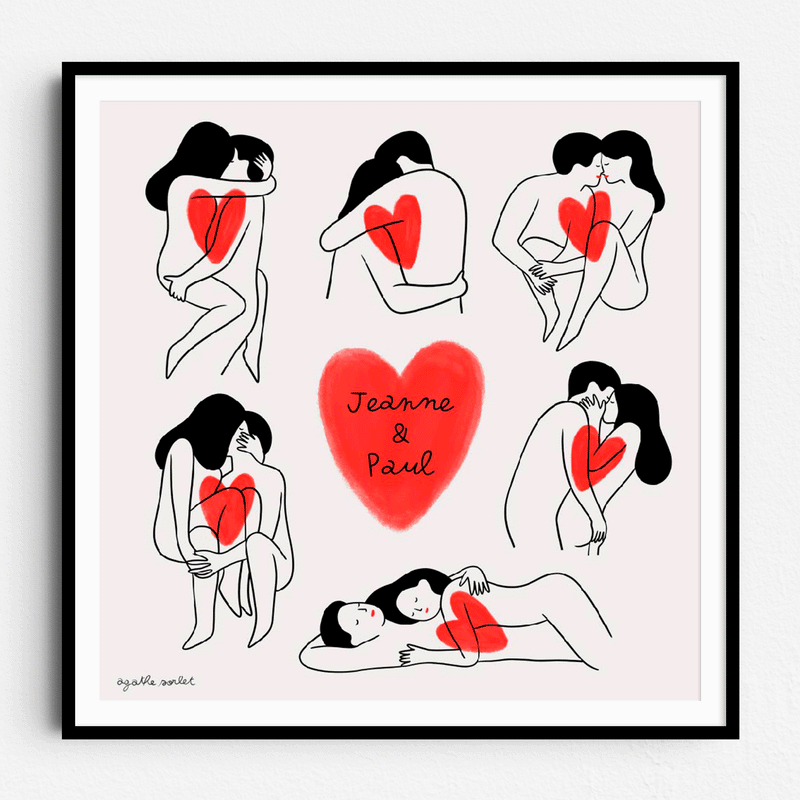 Custom poster - Agathe Sorlet - My Love - Personalized Poster