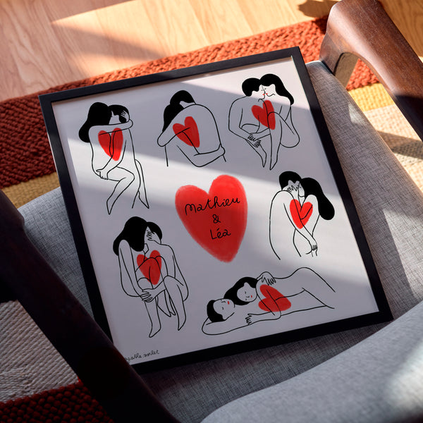 Custom poster - Agathe Sorlet - My Love - Personalized Poster