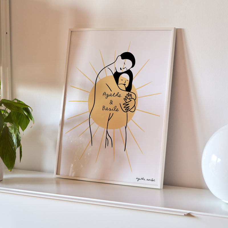 Custom poster - Agathe Sorlet - You Are My Sun - Poster Personalized