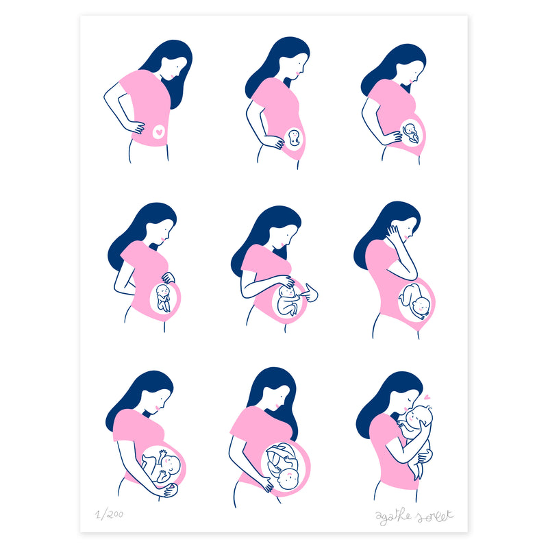 Poster - Agathe Sorlet - 9 months