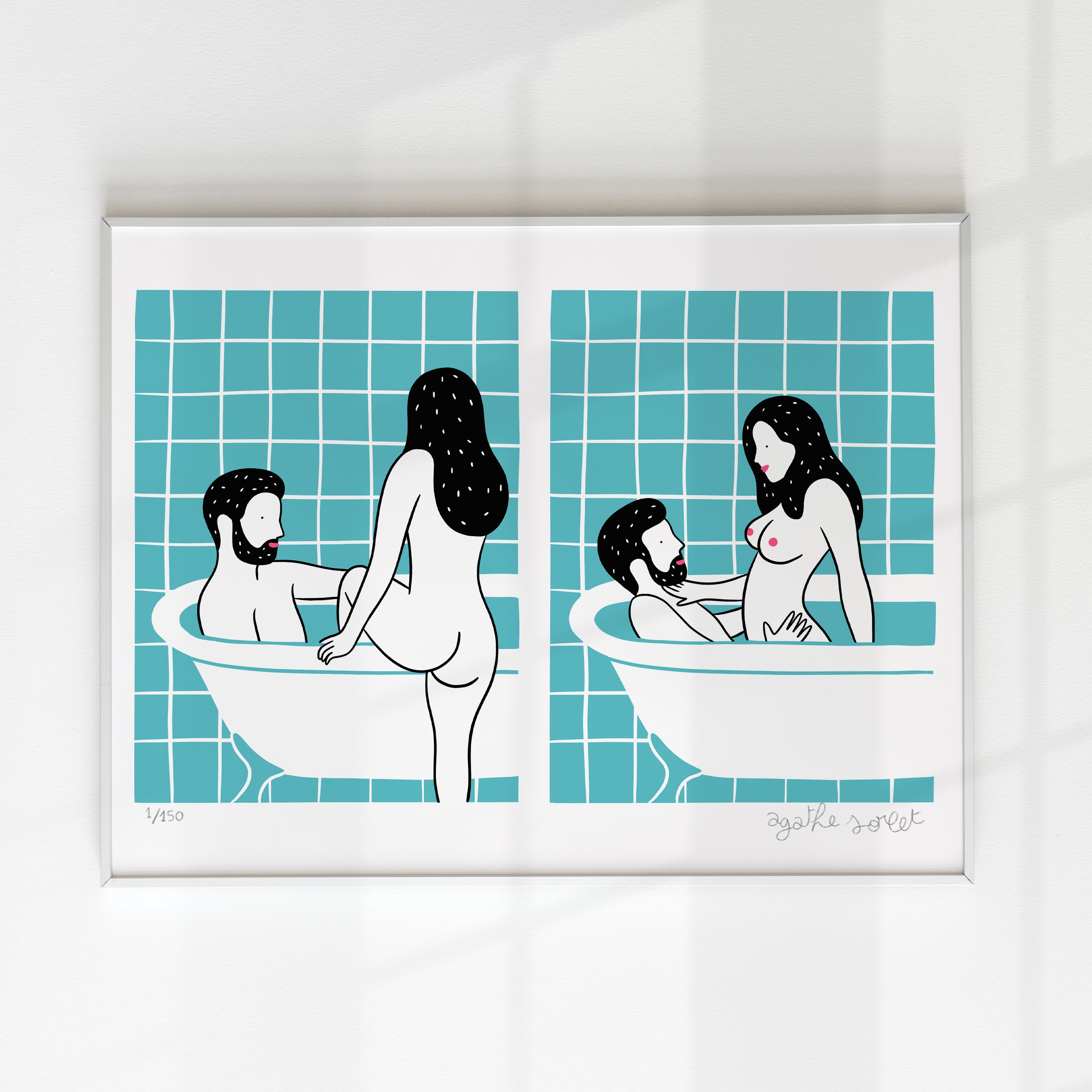 Poster - Agathe Sorlet - Bath Time