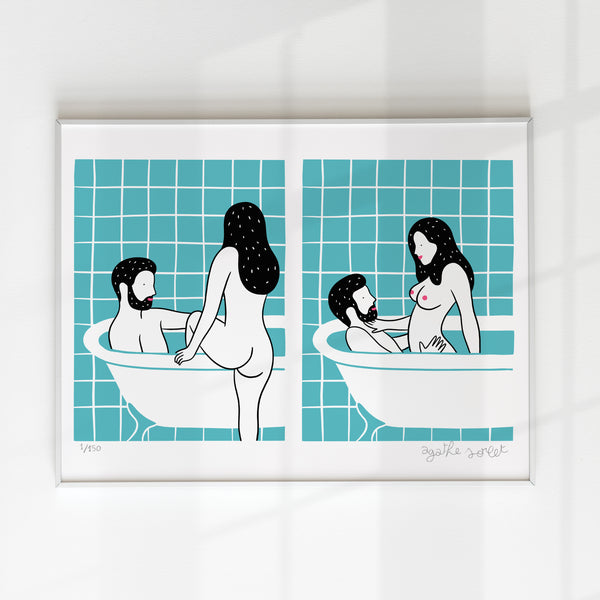 Poster - Agathe Sorlet - Bath Time