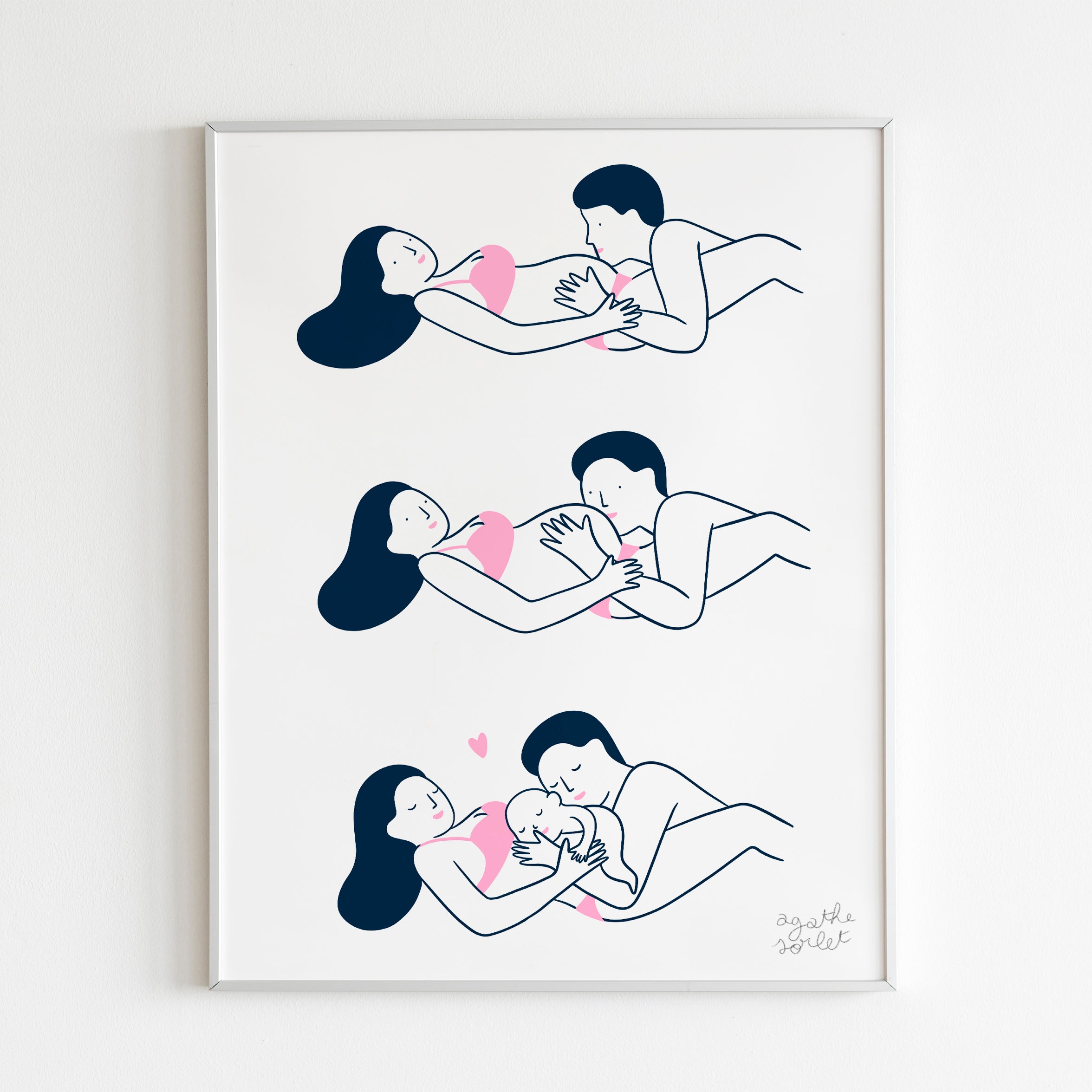 Poster - Agathe Sorlet - Becoming three