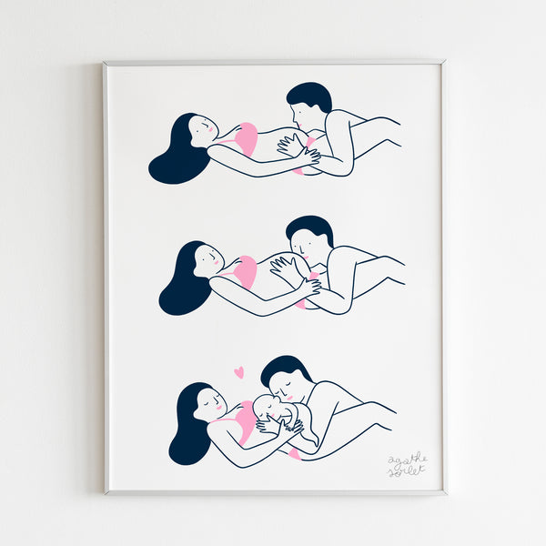 Poster - Agathe Sorlet - Becoming three
