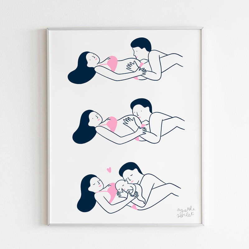 Poster - Agathe Sorlet - Becoming three