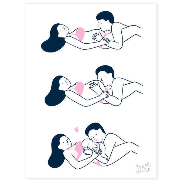 Poster - Agathe Sorlet - Becoming three