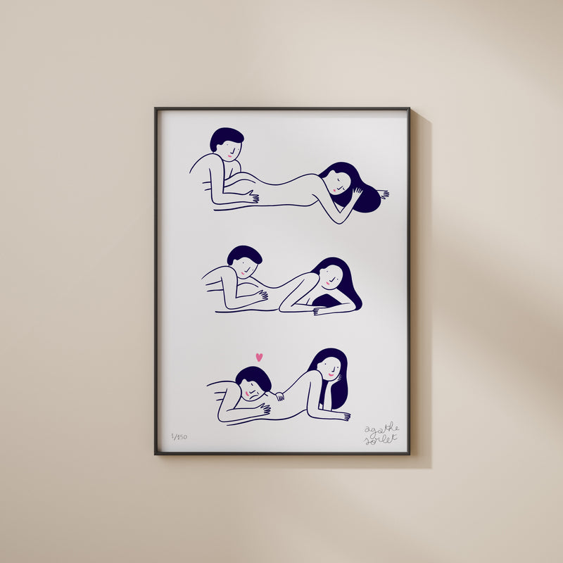 Poster - Agathe Sorlet - CHEEK TO CHEEK