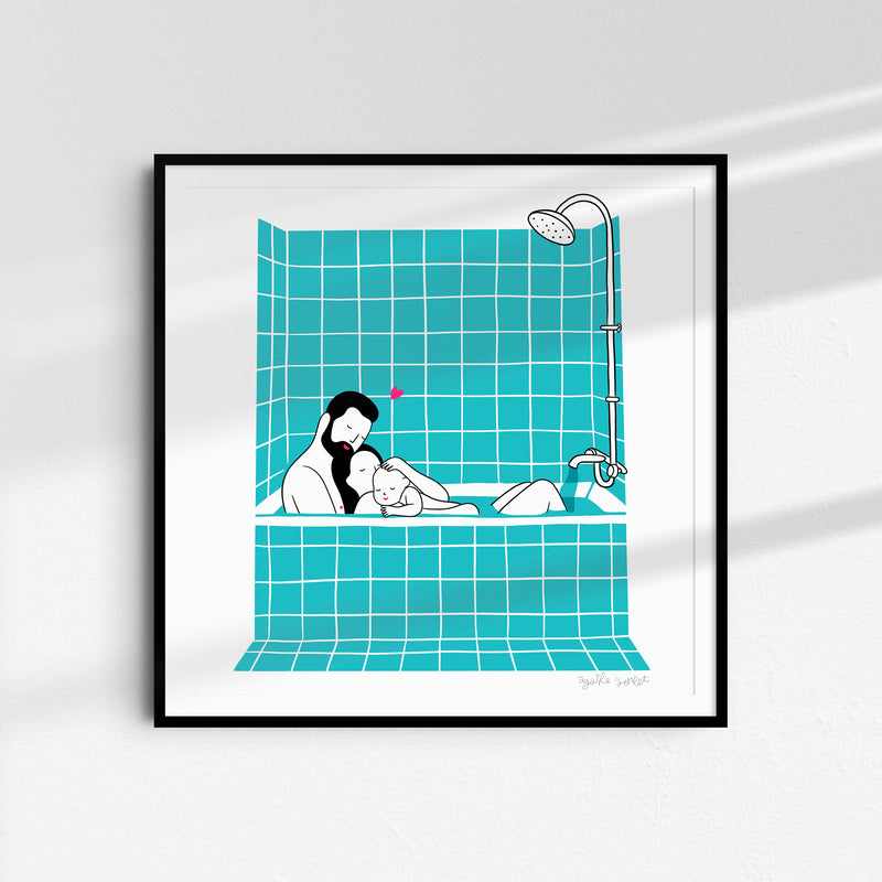Poster - Agathe Sorlet - Family Bath