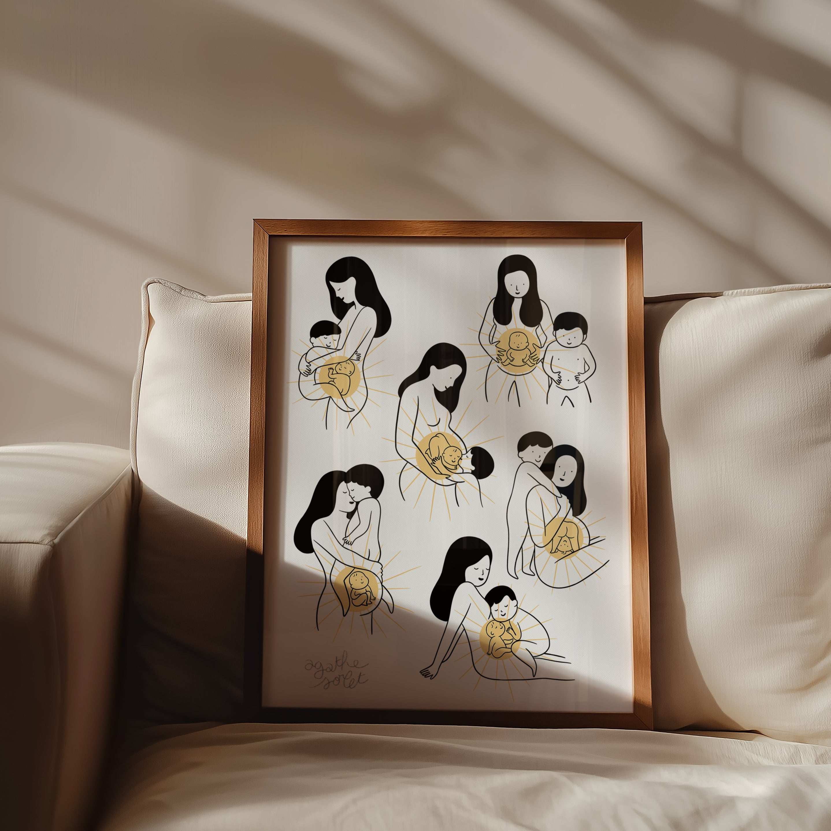 Poster - Agathe Sorlet - Growing The Family