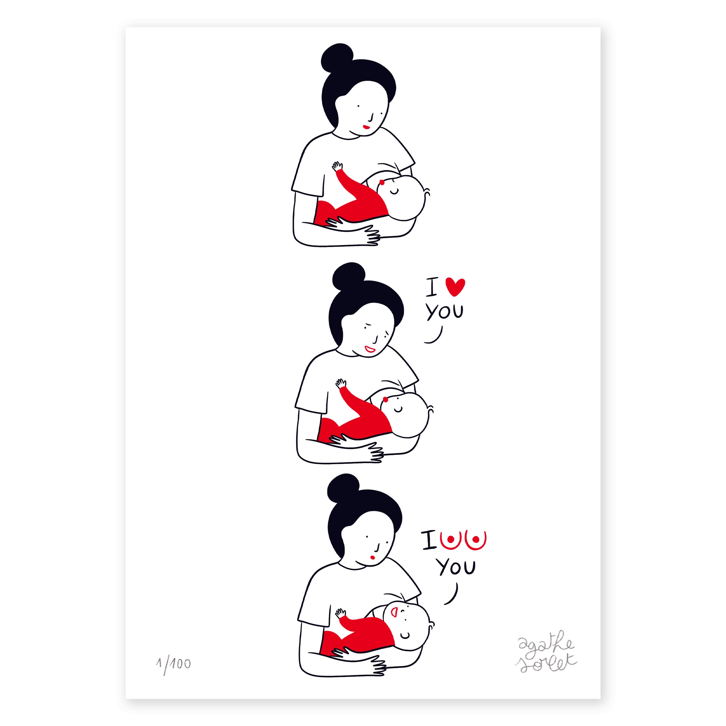 Poster - Agathe Sorlet - I Boobs You