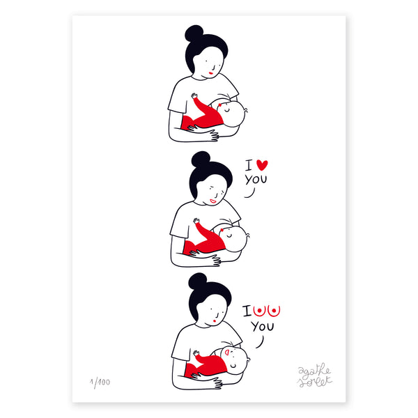 Poster - Agathe Sorlet - I Boobs You