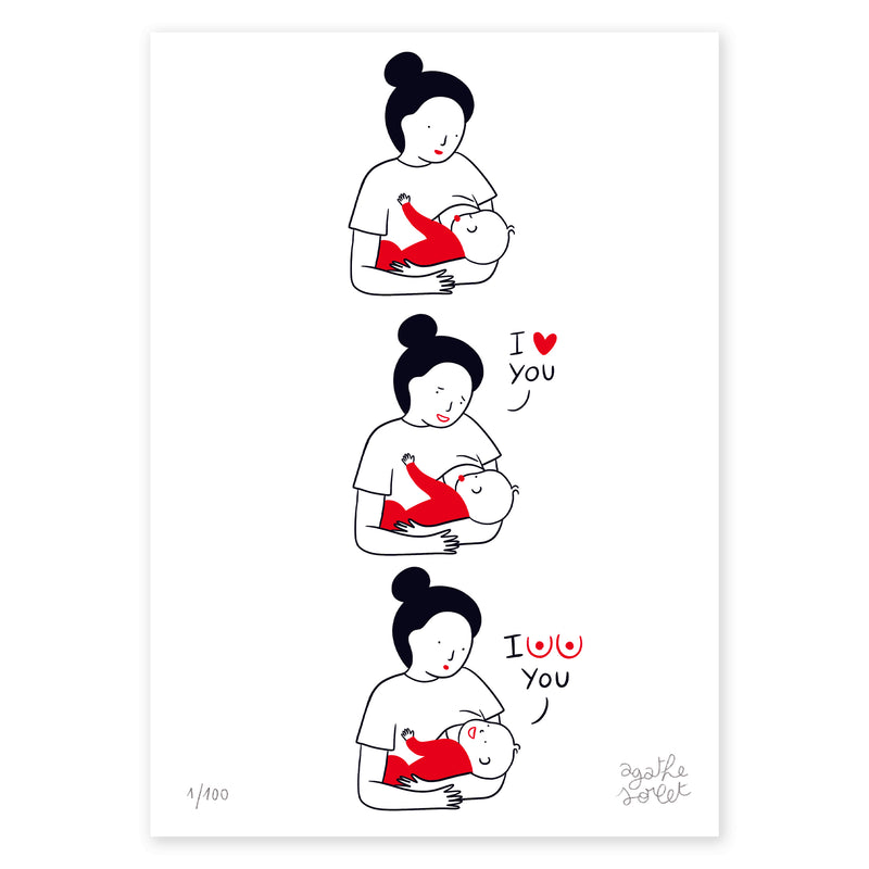 Poster - Agathe Sorlet - I Boobs You