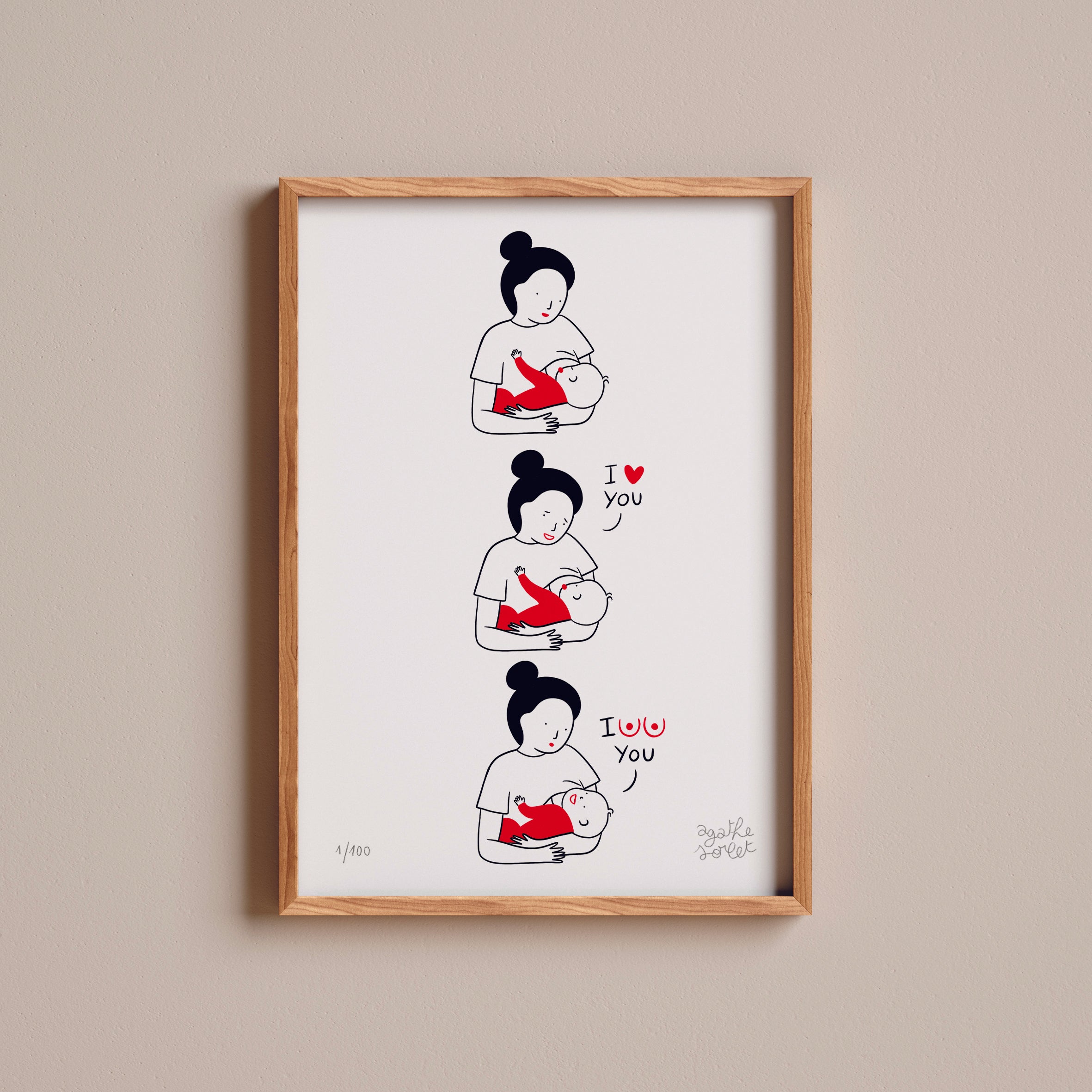 Poster - Agathe Sorlet - I Boobs You
