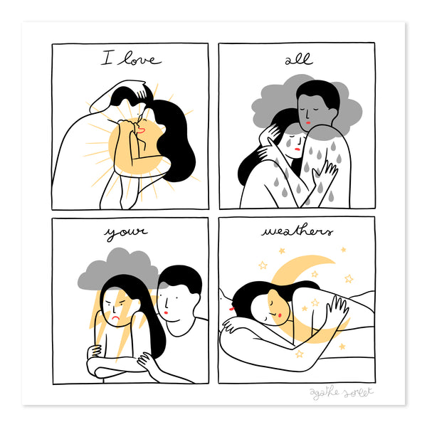 Poster - Agathe Sorlet - I Love All Your Weathers