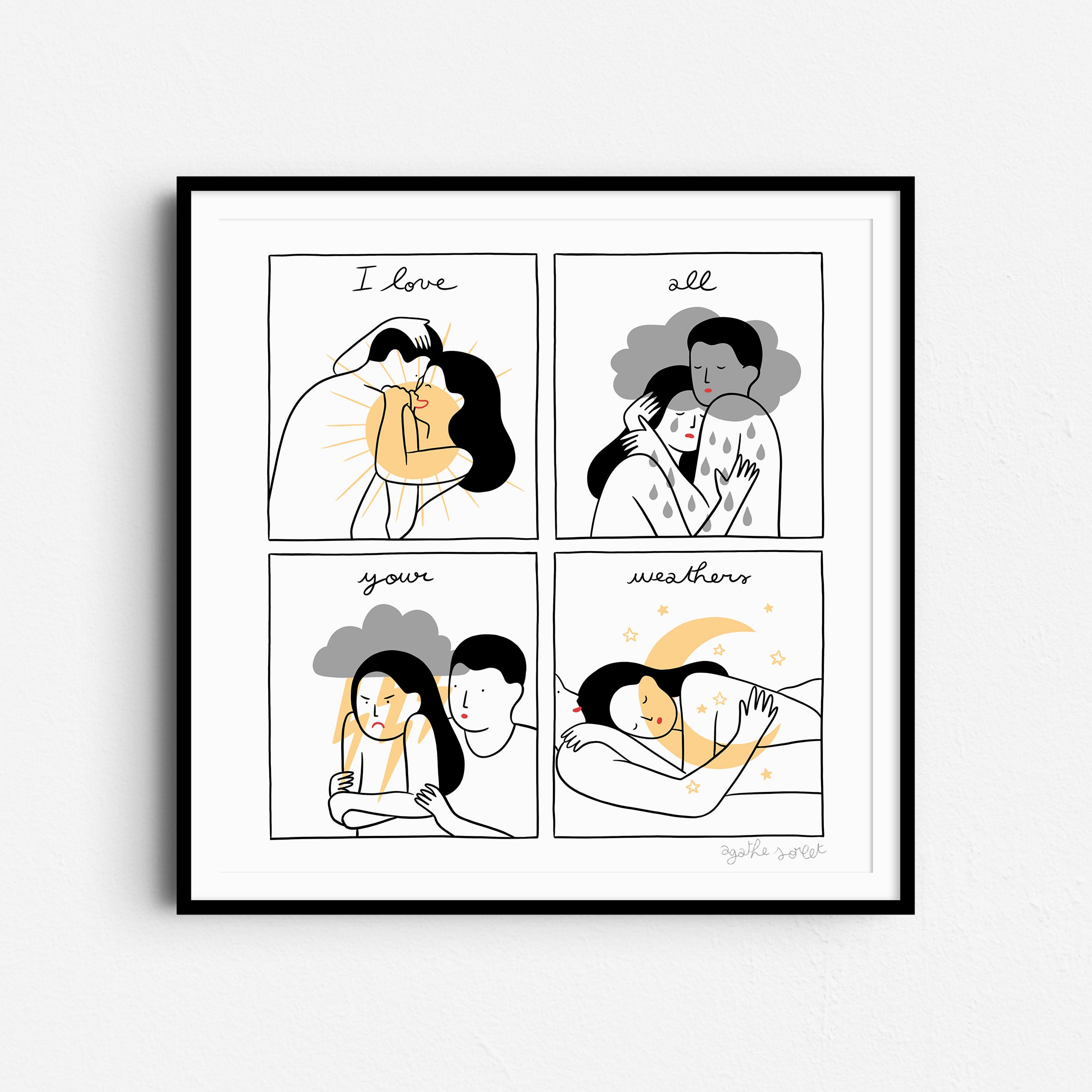 Poster - Agathe Sorlet - I Love All Your Weathers