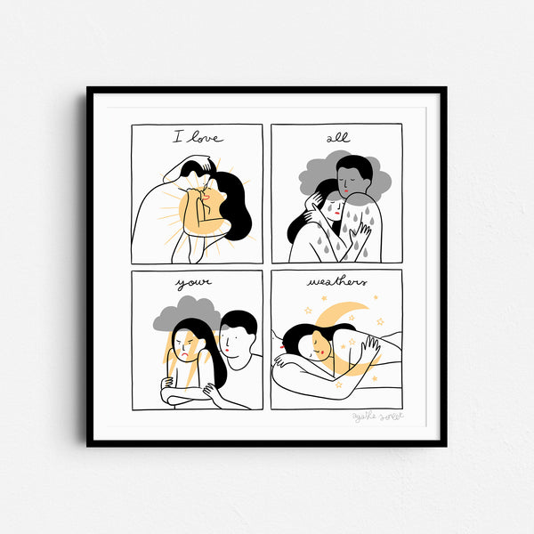 Poster - Agathe Sorlet - I Love All Your Weathers