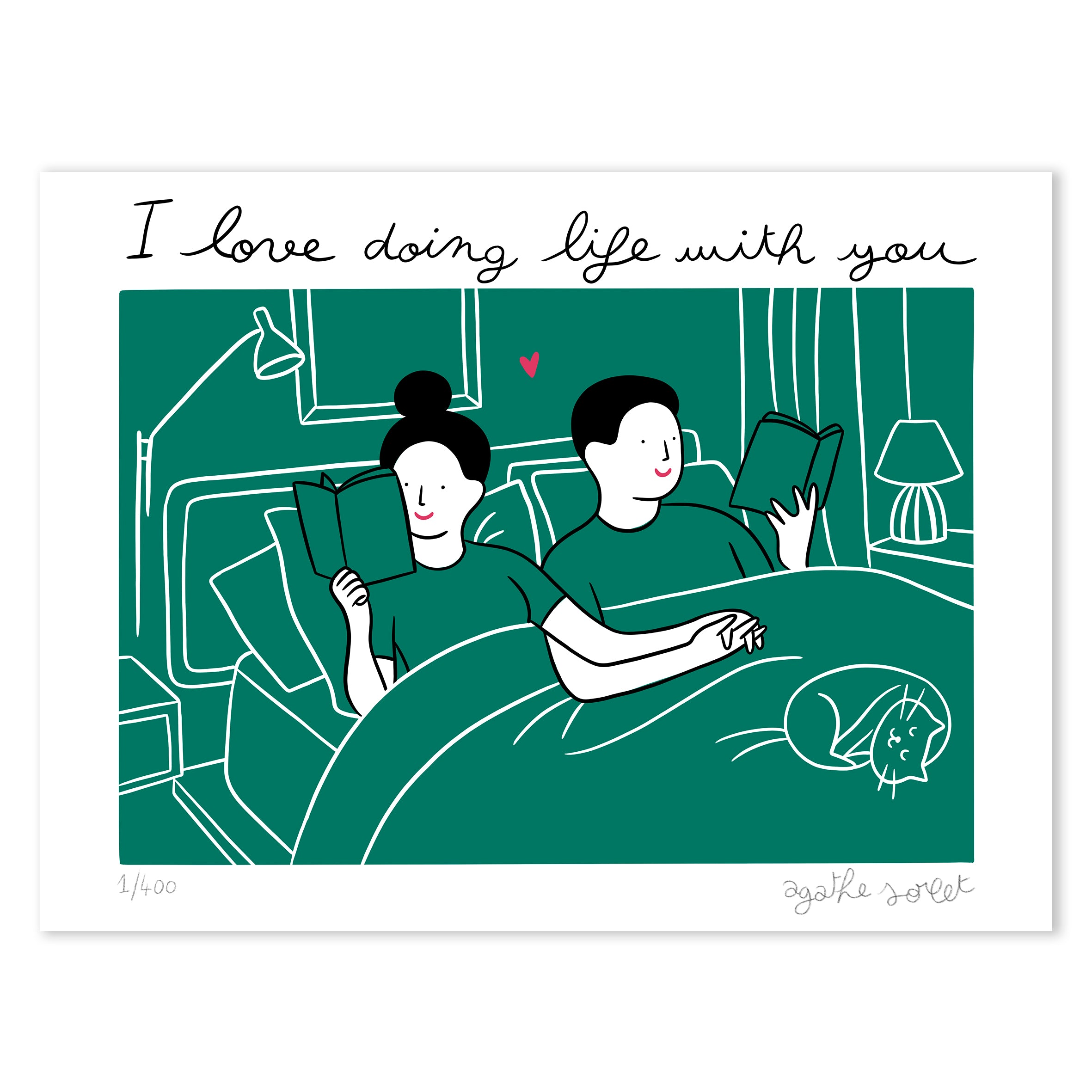 Poster - Agathe Sorlet - I love Doing Life With You