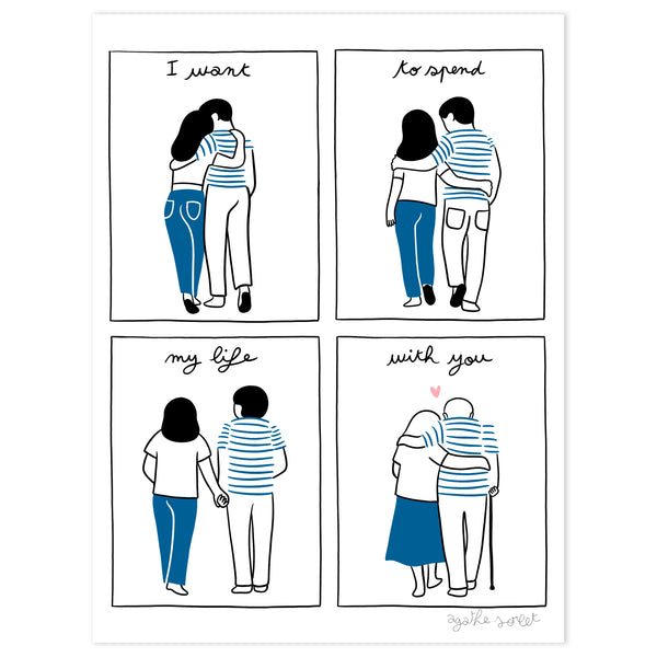 Poster - Agathe Sorlet - I Want To Spend My Life With You