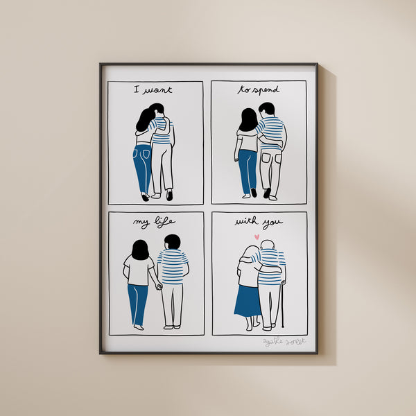 Poster - Agathe Sorlet - I Want To Spend My Life With You