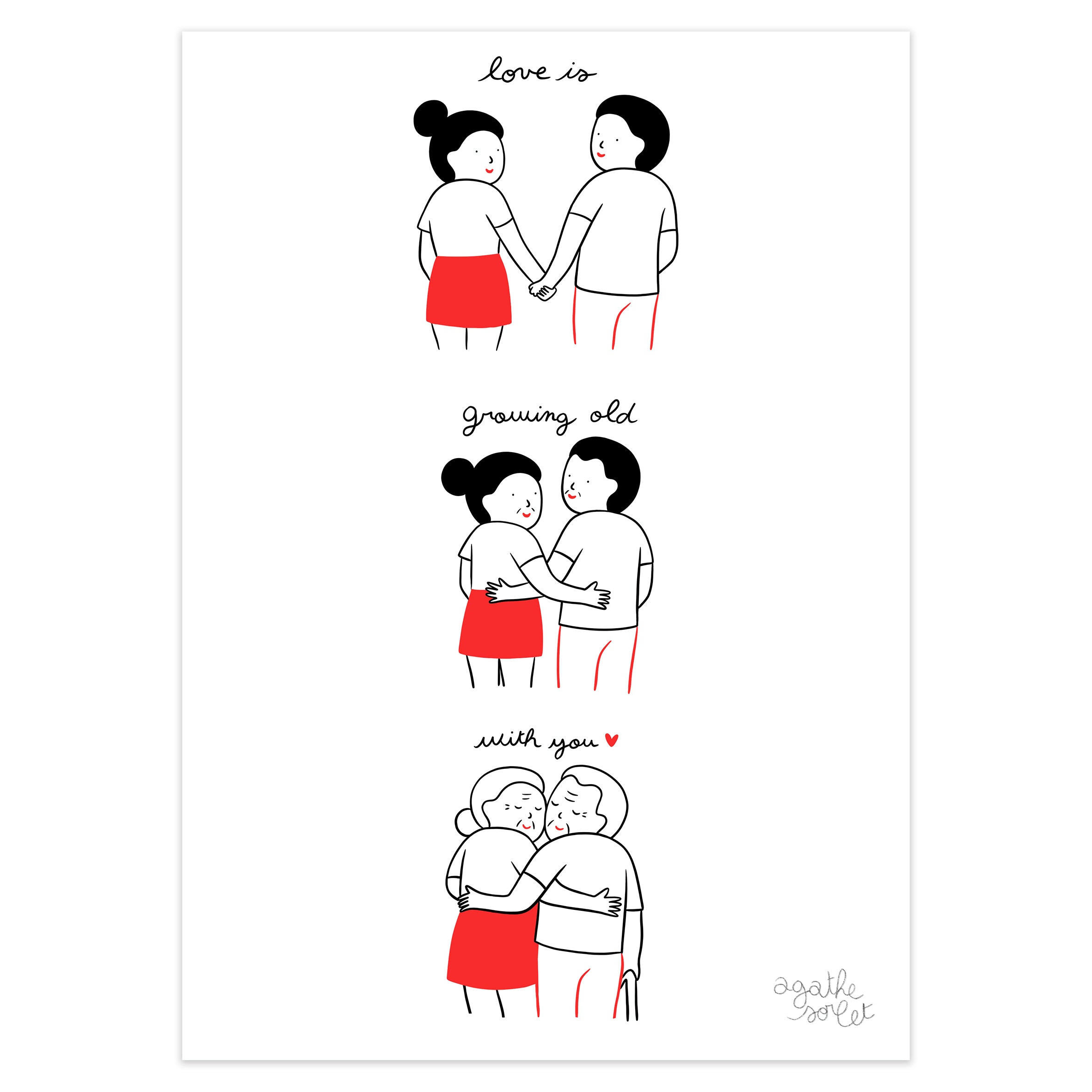 Poster - Agathe Sorlet - Love Is Growing Old With You