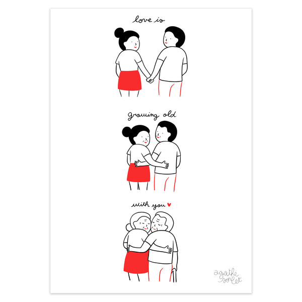 Poster - Agathe Sorlet - Love Is Growing Old With You
