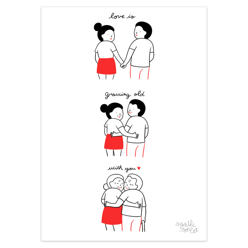 Poster - Agathe Sorlet - Love Is Growing Old With You