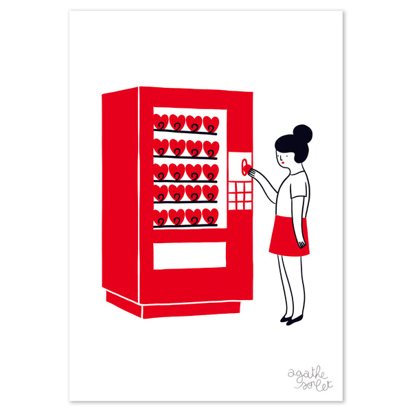 Poster - Agathe Sorlet - Love Vending Machine