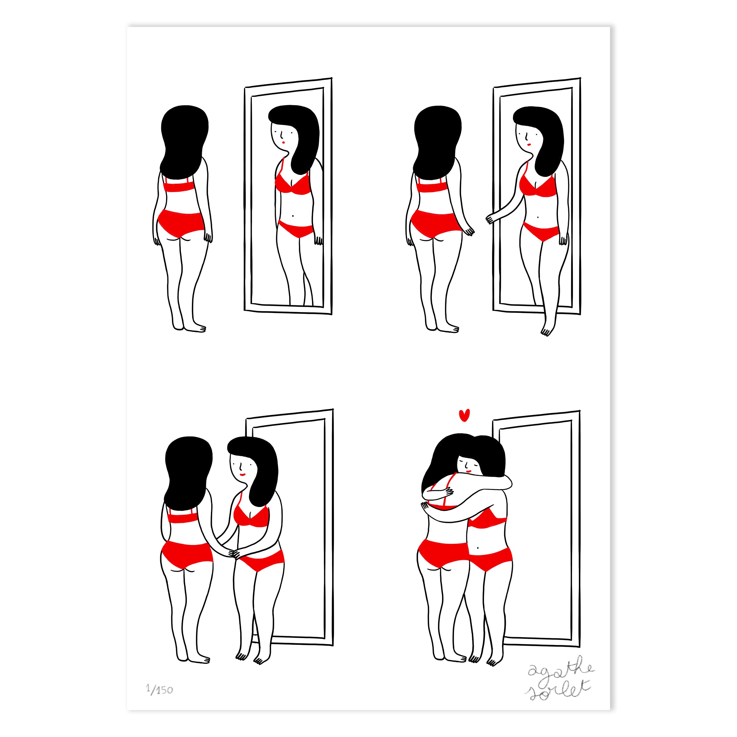 Poster - Agathe Sorlet - Love Yourself