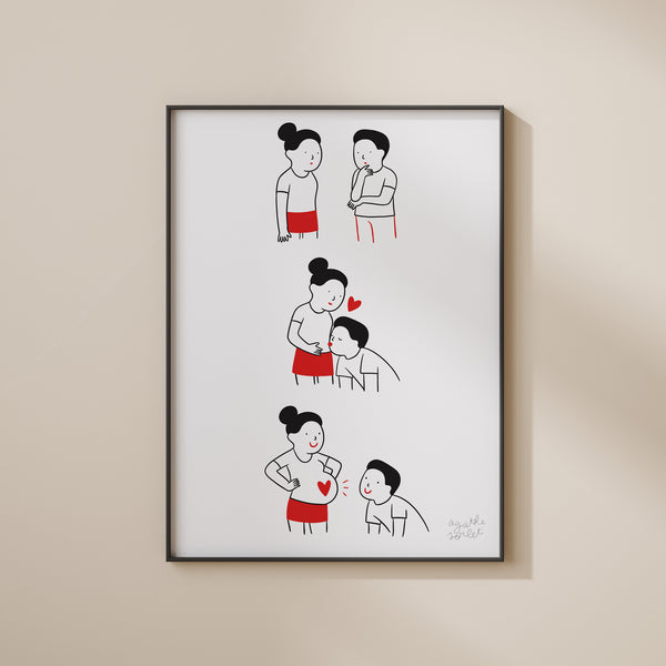 Poster - Agathe Sorlet - Mom And Dad To Be