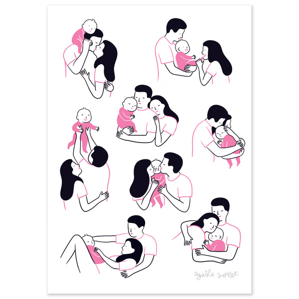 Poster - Agathe Sorlet - Our Little Family