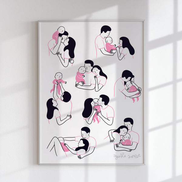 Poster - Agathe Sorlet - Our Little Family