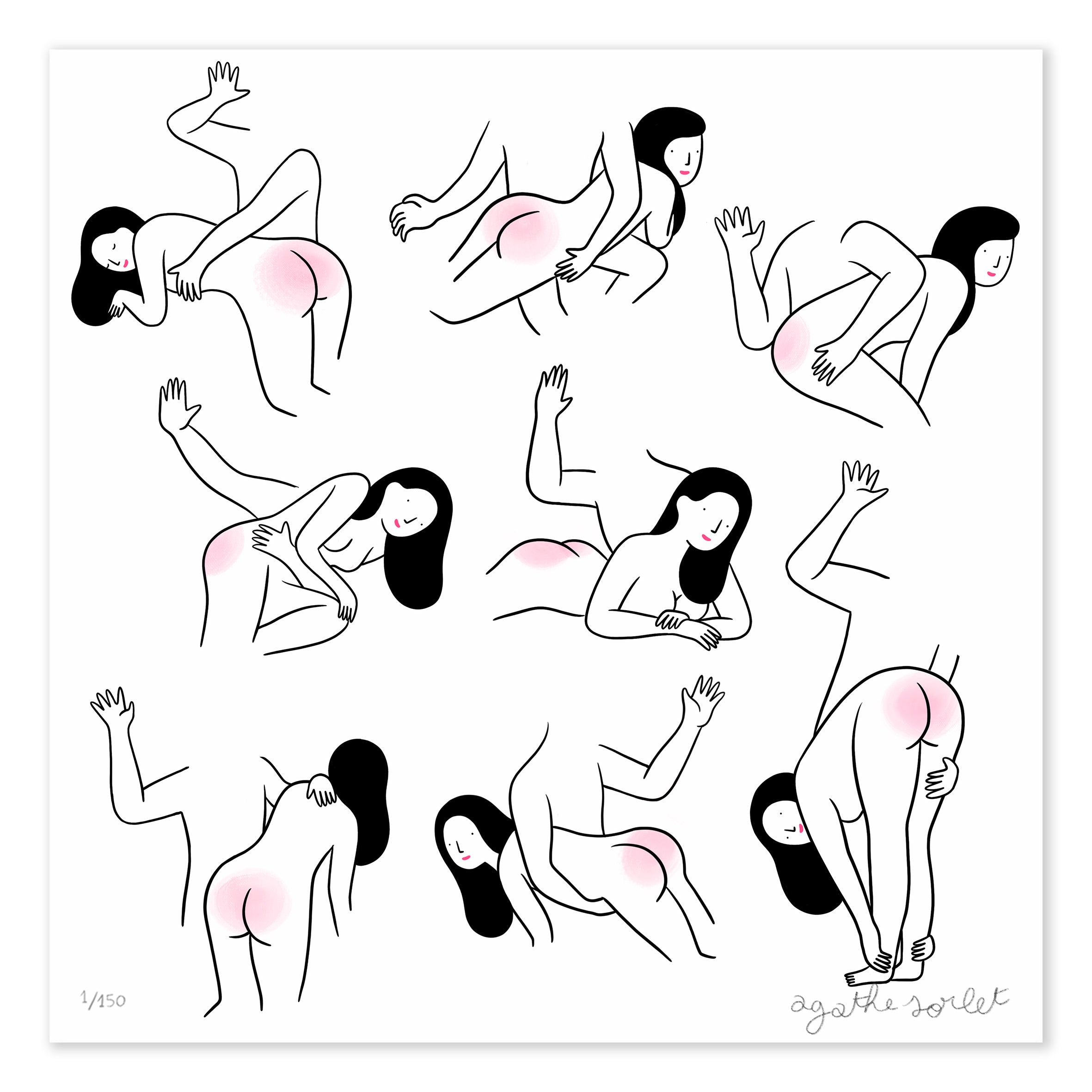 Poster - Agathe Sorlet - Pink Cheeks