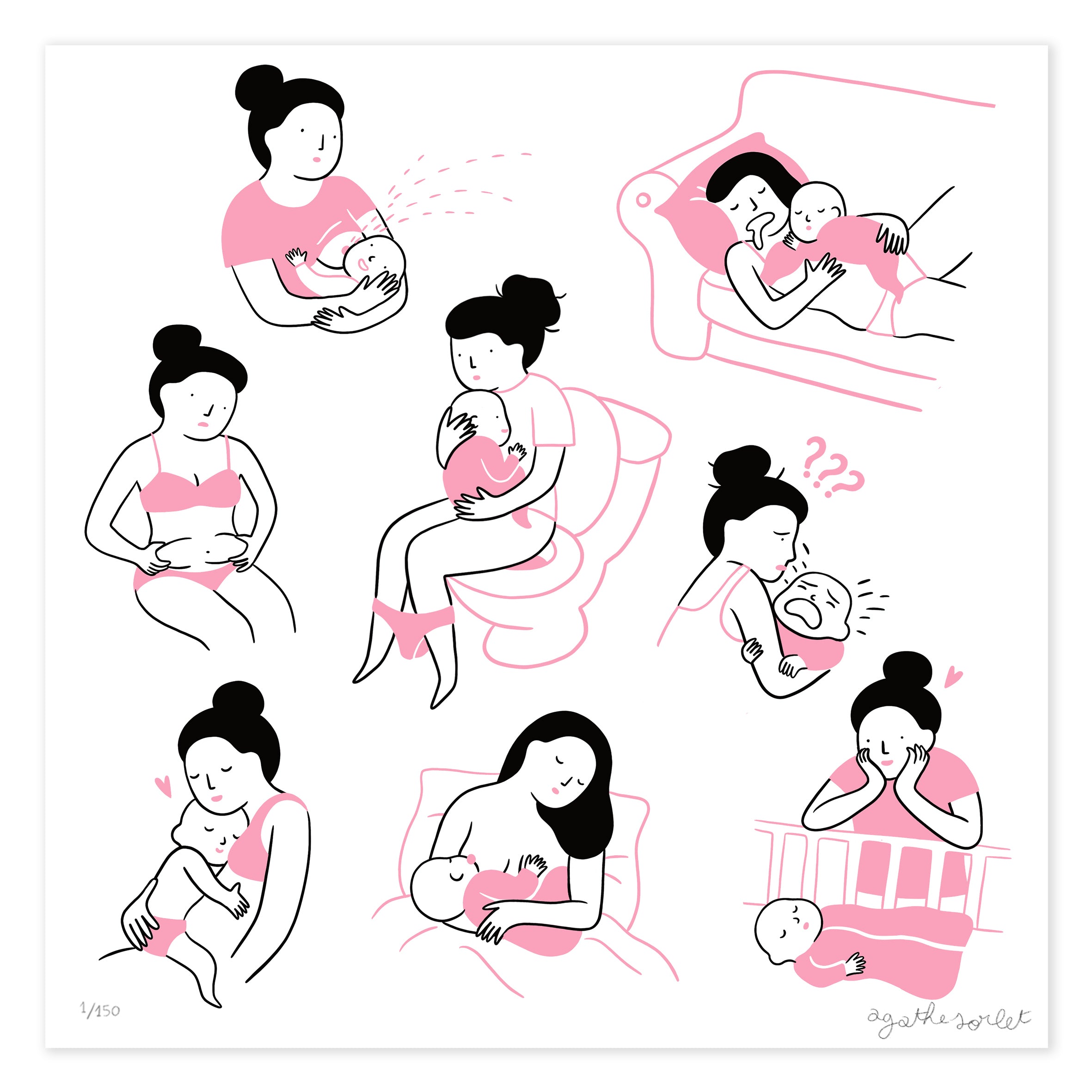 Poster - Agathe Sorlet - POSTPARTUM